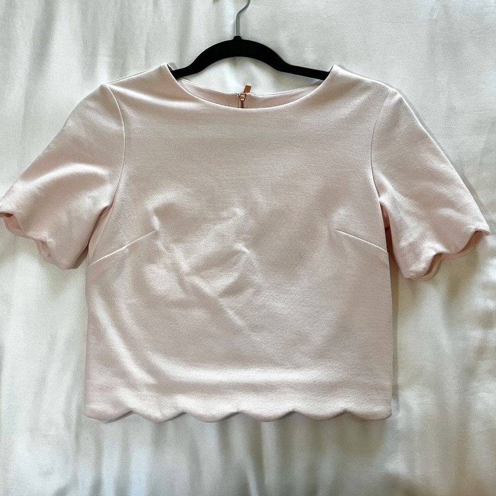 Ted Baker Scallop Edge Crop Top